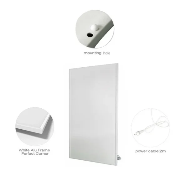 Electric Fireplace, WIFI, 2000W, Wall - view 5