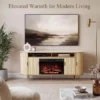 Electric Fireplace, Wood