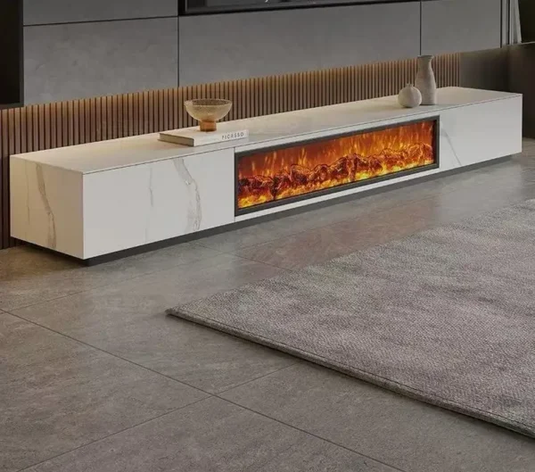 Electric Fireplace, Wood