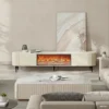 Electric Fireplace, Wood