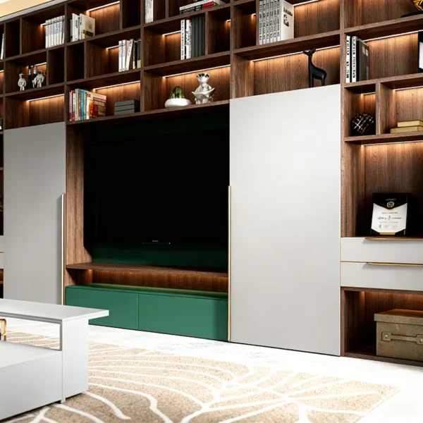 Electric Fireplace, Wood - view 2