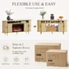 Electric Fireplace, Wood - view 4