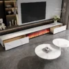 Electric Fireplace, Wood - view 4