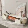 Electric Fireplace, Wood - view 4