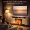 Electric Fireplace, Wood - view 5