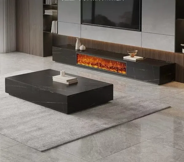 Electric Fireplace, Wood - view 5
