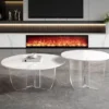 Electric Fireplace, Wood - view 6