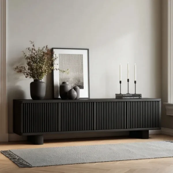 Electric Fireplace, Wooden - view 2
