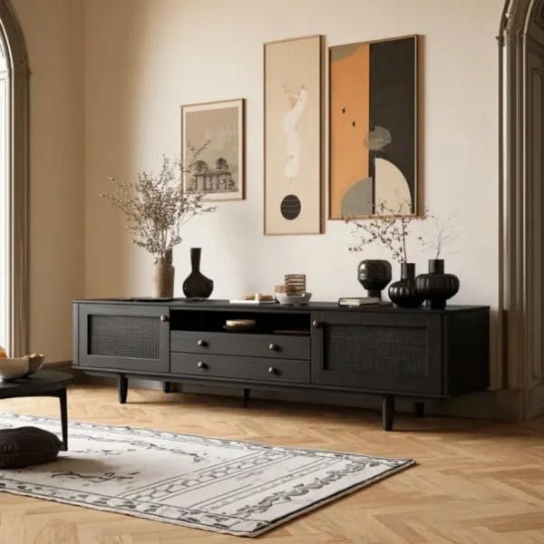Electric Fireplace, Wooden - view 4