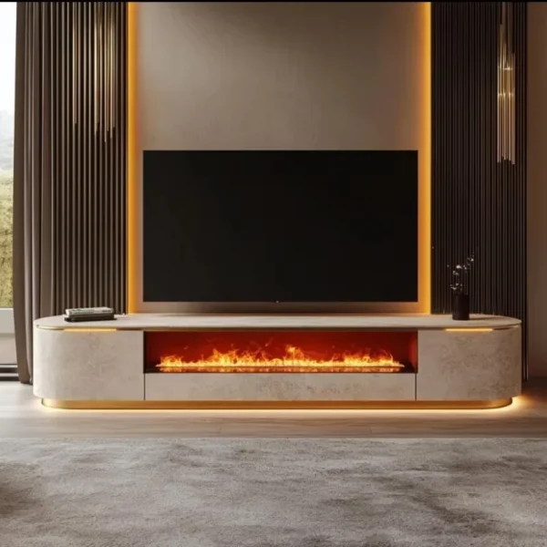 Electric Fireplace, Wooden - view 6
