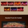 Electric Fireplace, YIKA, 1800W, Wall - view 2