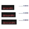 Electric Fireplace, YIKA, 1800W, Wall - view 4