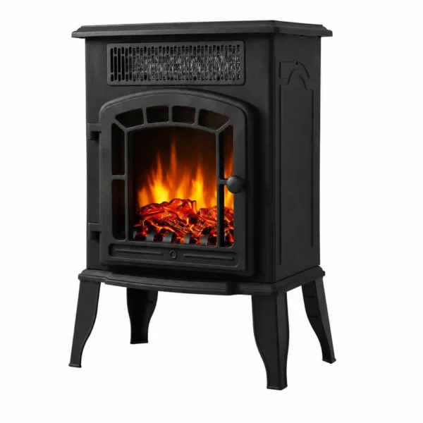 Electric Freestanding Fireplace, 2000W, 2000 W, Plastic