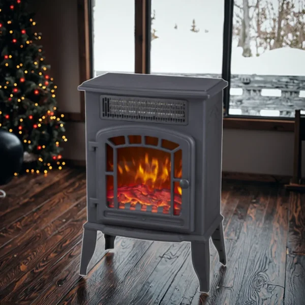 Electric Freestanding Fireplace, 2000W, 2000 W, Plastic - view 3