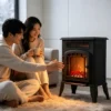 Electric Freestanding Fireplace, 2000W, 2000 W, Plastic - view 5