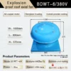 Electric Frp Roof Fan, BDWT-6, 1450, RPM, Explosion-Proof - view 6