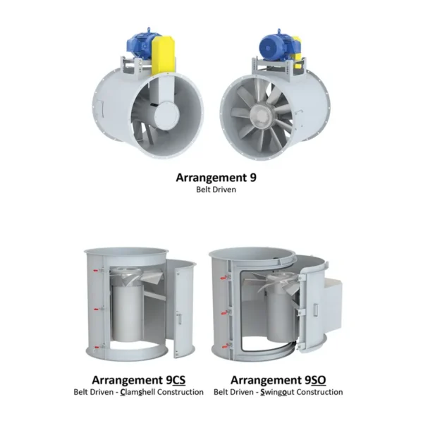 Electric Frproof Ventilator, Axial, Stainless, Steel - view 6
