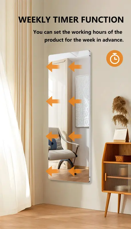 Electric Glass Panel, 600w, Wall - view 5