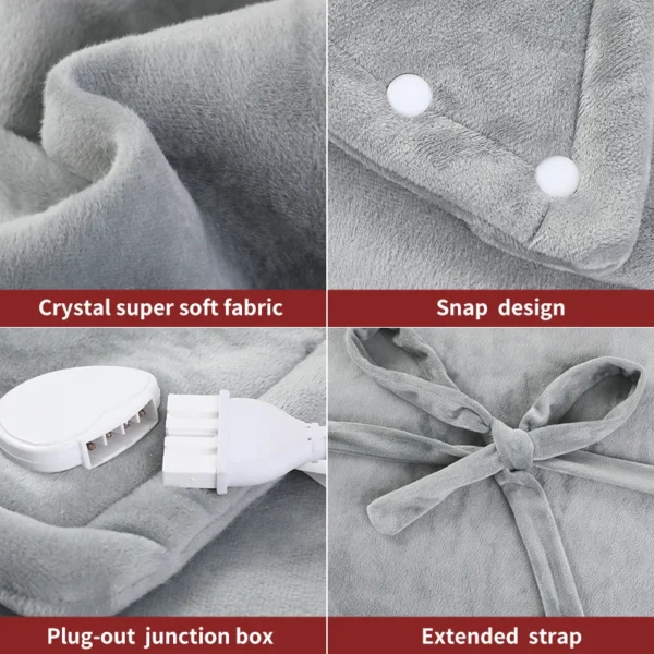 Electric Heated Blankets, 110V, Portable - view 4