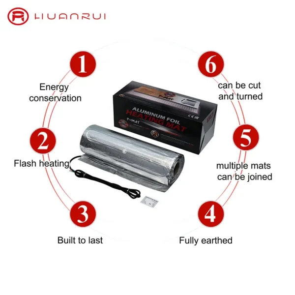 Electric Heated Blankets, 230V, Aluminum - view 4