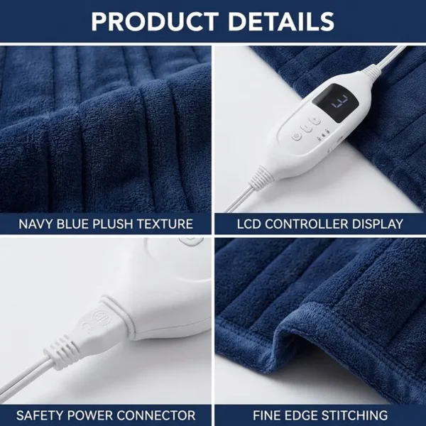 Electric Heated Blankets, LCD, AC220V, EU Plug - view 4