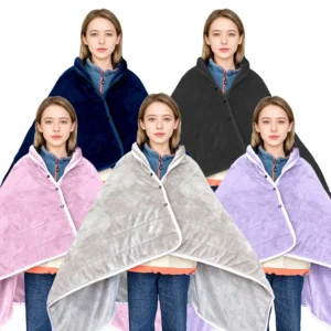 Electric Heated Shawl Blanket, DC 12V, Polyester