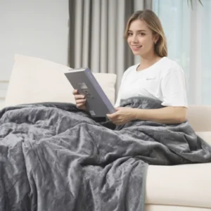 Electric Heated Throw Blanket, 110 W(0.15hp), Flannel Fleece