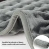 Electric Heated Throw Blanket, 75W(0.10hp), Flannel Fleece - view 2