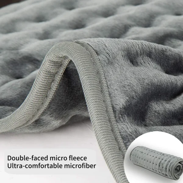 Electric Heated Throw Blanket, 75W(0.10hp), Flannel Fleece - view 2