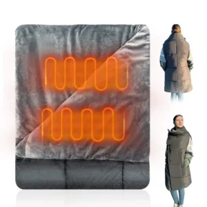 Electric Heated Throw Blanket, Portable, USB