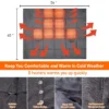 Electric Heated Throw Blanket, Portable, USB - view 4