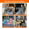 Electric Heated Throw Blanket, Portable, USB - view 6