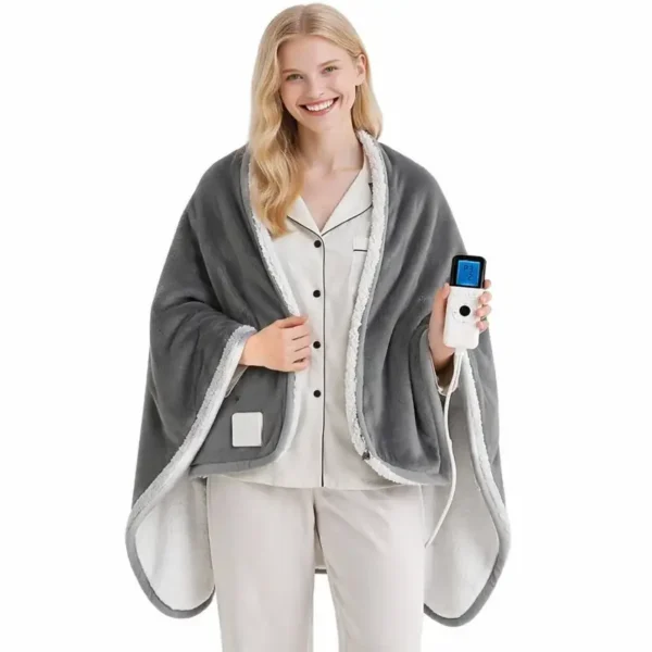 Electric Heated Wearable Blanket, Portable, AC220V, Us Plug - view 2