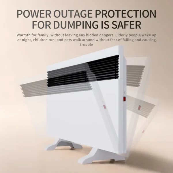 Electric Heater, 1000W, 1-3KW(1.34-4.02hp), Metal - view 5
