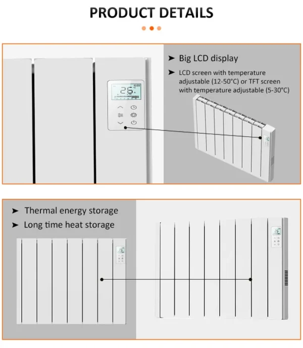 Electric Heater, 2000W, 500 W, Ceramic - view 6