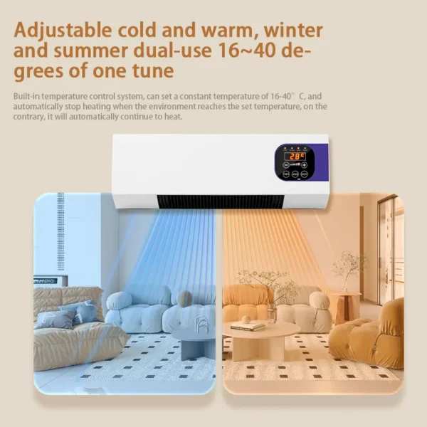 Electric Heater, 2000W, Wall - view 3