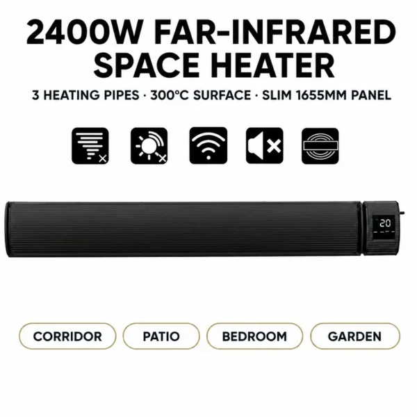 Electric Heater, 2400W, Waterproof - view 2