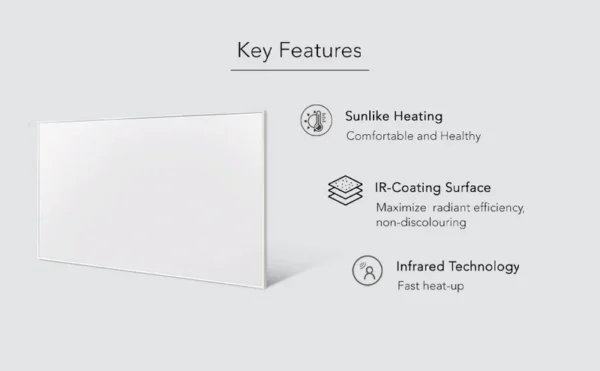 Electric Heater, 900W, clad steel sheet - view 5