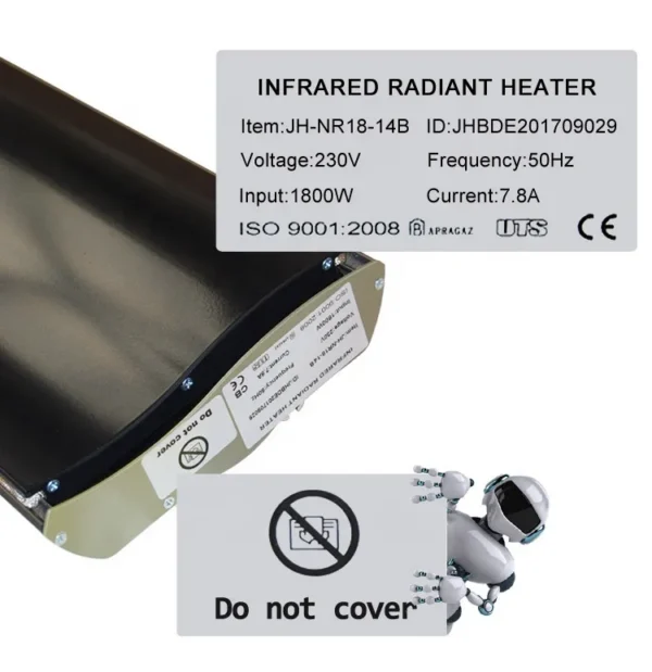 Electric Heater, Ceiling, 2400W - view 6