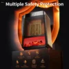 Electric Heater, Portable, 1000W, ABS+PC+PTC - view 4