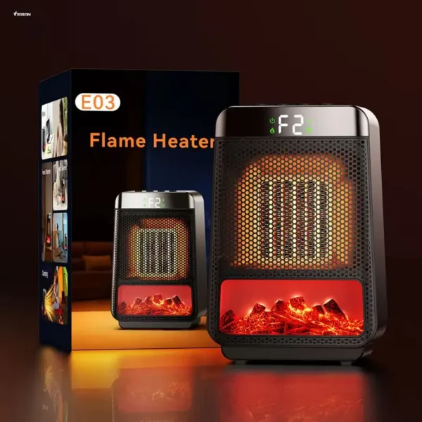 Electric Heater, Portable, 1000W, ABS+PC+PTC - view 6