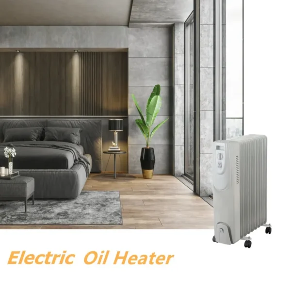 Electric Heater, Portable, 11ins, Wall - view 2