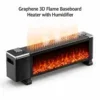 Electric Heater, Portable, 2000 W, Metal