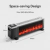 Electric Heater, Portable, 2000 W, Metal - view 2