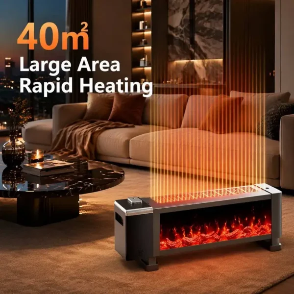 Electric Heater, Portable, 2000 W, Metal - view 4
