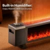 Electric Heater, Portable, 2000 W, Metal - view 6