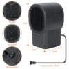 Electric Heater, Portable, 400W - view 4