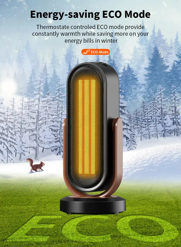 Electric Heater, Portable, PTC, 1500w - view 4
