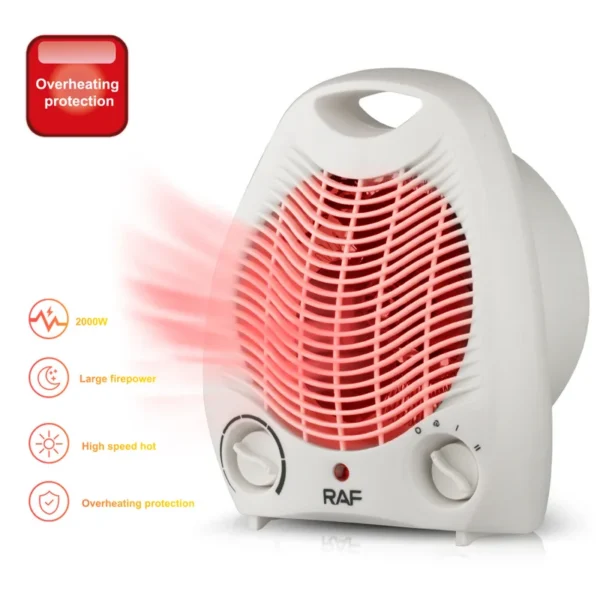 Electric Heater, PTC, Plastic, 2000W - view 6