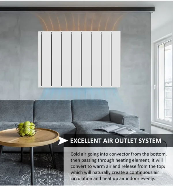 Electric Heater, Wall, Portable - view 2